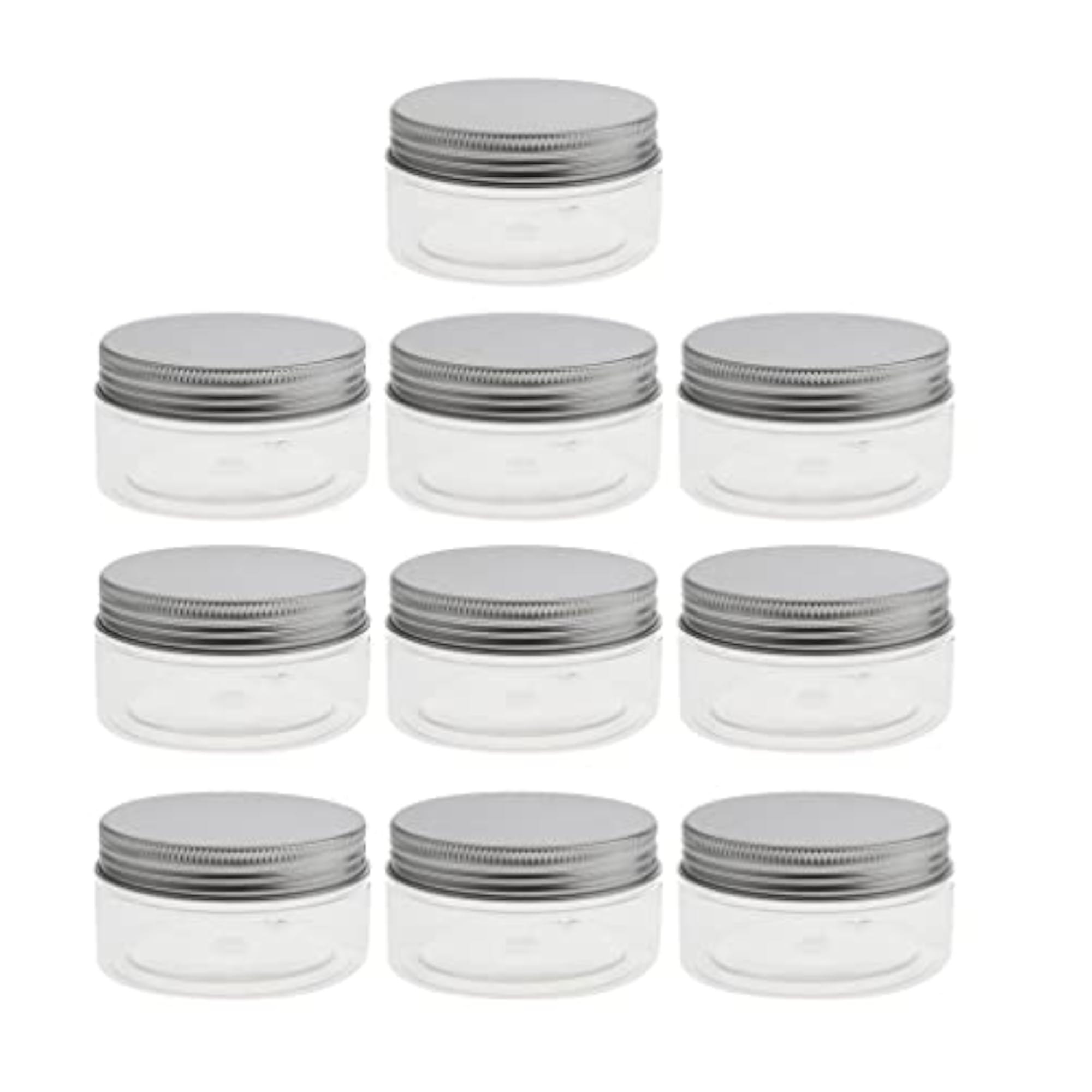 10pcs Empty Cosmetic Pots Lip Balm Container Jar