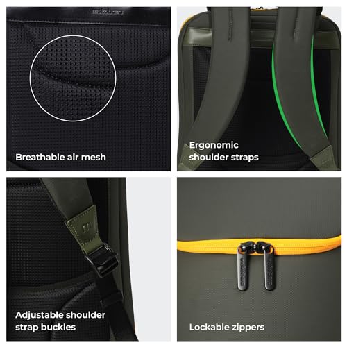 Image of MOKOBARA The Transit Standard Backpack - 30 Litre Premium Nylon 15.6 inch Laptop Backpack Bag With Luggage Sleeve (Home Grown Sunray)