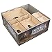 The Broken Token Board Game Organizer - Imperial Assault Compatible Wood Storage Box with Multiple Trays and Dividers