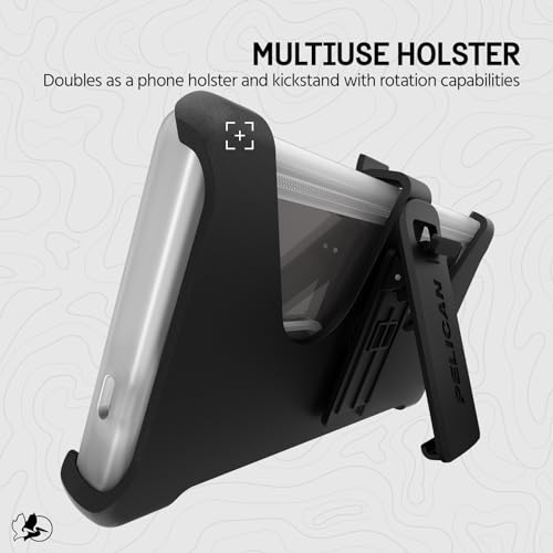 Pelican Voyager Samsung Galaxy S24 Ultra Case - Rugged Phone Case - Clear | Wireless Charging Compatible Phone Case w/18ft MIL-Grade Drop Protection -Samsung Galaxy S24 Ultra Cover w/Belt Clip Holster - image 2