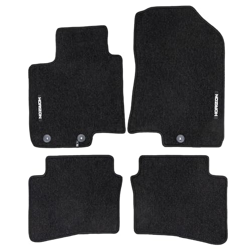 FROGUM Horizon Tapis Auto Velour Moquette pour Hyundai i20 II 2014-2020| Inodores | avec Fixations | Pratiques et élégants
