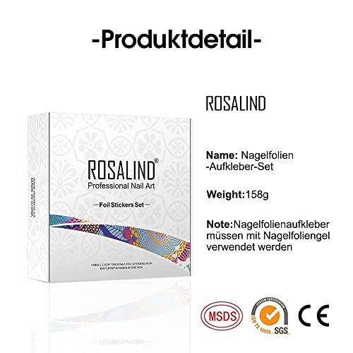 ROSALIND Foil per Unghie Trasferimento,400 Pezzi