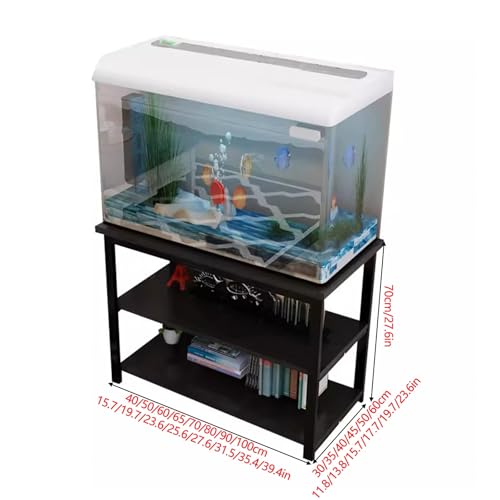 Soporte de acuario de metal resistente con pies niveladores ajustables 3