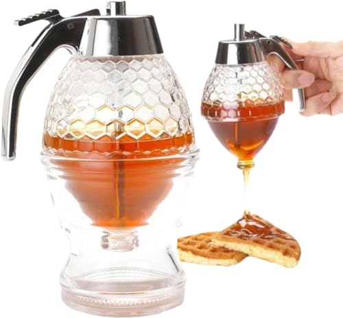 2024 Acrylic Honey Dispenser No Drip with Stand