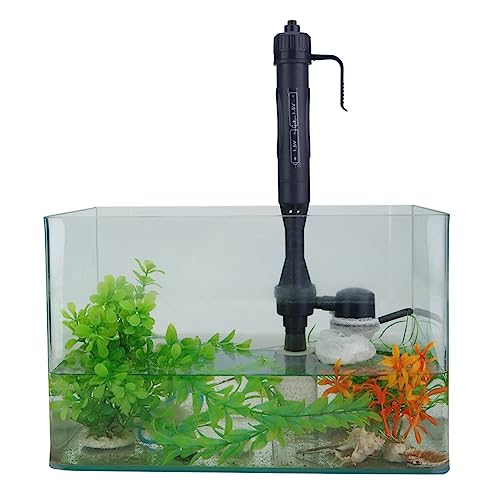 Ejoyous Limpiador de Grava de Acuario Eléctrico, Bomba de Acuario Eléctrica, Filtro, Juego de Limpieza de Peceras para Agua Clara y Saludable