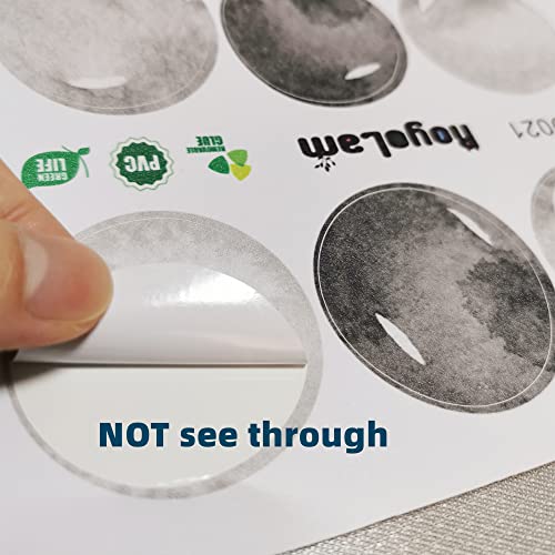 Royolam 72 Pieces 2.2'' Gray Black Polka Dots Wall Decals Diy Nursery Opaque Wall Stickers For Kids Removable Peel And Stick Waterproof Art Decor For Living Room Classroom Bathroom Bedroom (Gray Black, 6 Sheets) #TOP3