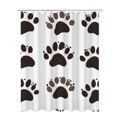 Rideau de douche moderne blanc imperméable 120x200 idéal idée cadeau maison - 2
