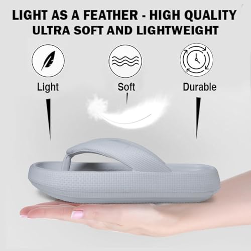 Image of DOCTOR EXTRA SOFT Women's Classic Ultra Soft Flip Flops /Slippers with Cushion FootBed for Adult | Comfortable & Light Weight| Stylish & Anti-Skid| Waterproof & Everyday Use Slip-on Ladies Girls D-541