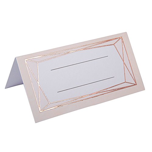 Neviti Geo Blush Platzkarten, Rosa/Roségold Cover