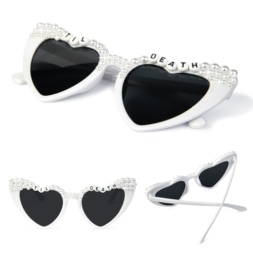 YOGFIT Heart Sunglasses for Women Fashion Classic Love Eye Protection Sunglasses Vintage Cute Heart Sunglasses…2