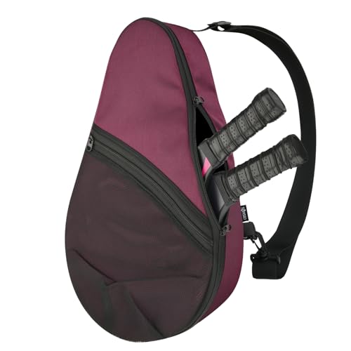 Image of Cosmos Padel Racket Bag Pickleball Paddle Sling Backpack Padel Racquet Storage Bag, Padel (Paddel Tennis) Equipment Carrying Bag with Mesh Pocket for 2 Paddles Ball Water Bottle & Accessory