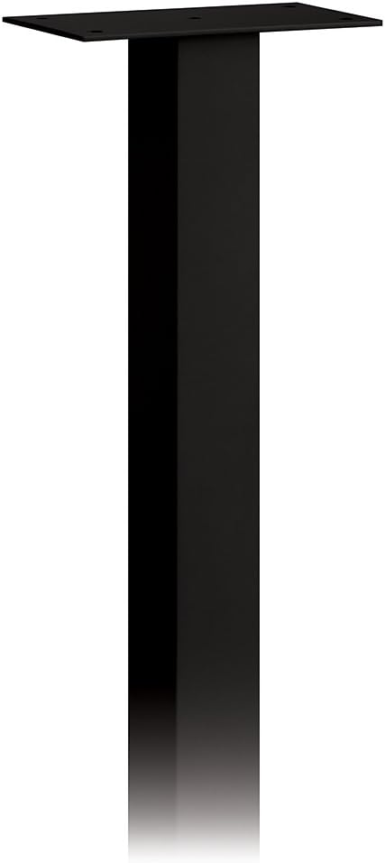 Salsbury Industries 4895BLK Standard in Ground Mounted Mailbox Post, Black