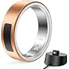 MUNBYN Smart Ring for Women and Men, Fitness Tracker with Sleep Tracking, Heart Rate, Blood Oxygen, Health Reports, Step Counter, 5ATM Waterproof, Compatible with iOS & Android, Rose Gold 8