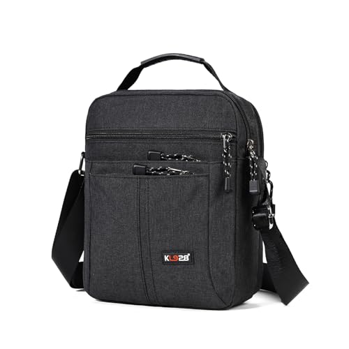 KL928 Men's Messenger Bag - Crossbody Shoulder Bags Travel Bag Man Purse Casual Sling Pack for Work Business