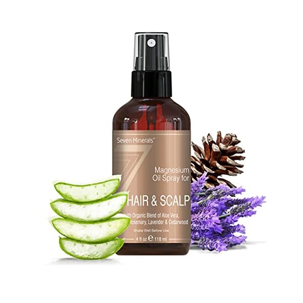 Seven Minerals Anti-hair Loss Magnesium Spray for Men and Women, 4 Oz