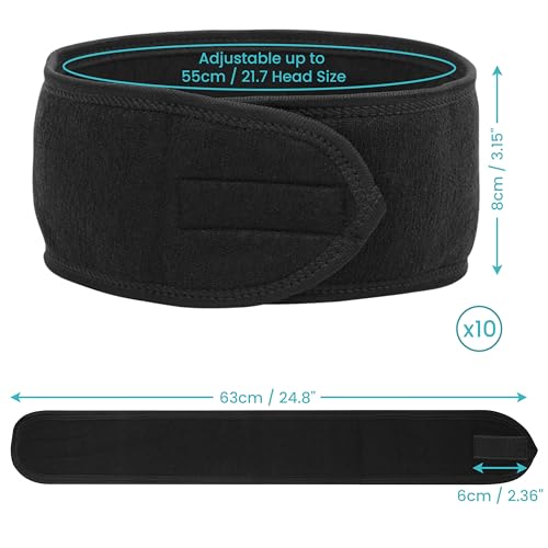 Bandeau Cosmétiques Réglable - Confort Et Élégance Pour Votre Routine