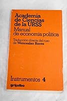 Manual de economía política 8425305659 Book Cover