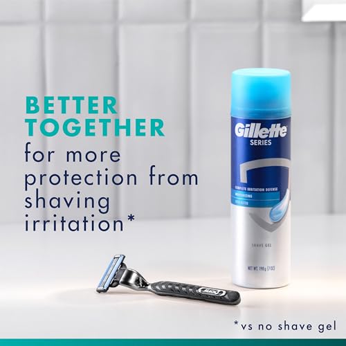 Gillette Mach3 Razor for Men, 1 Razor Handle + 2 Blade Refills - image 7