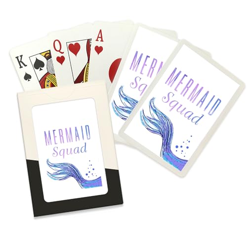 Lantern Press Baraja Mermaid Squad de 52 cartas tamaño poker