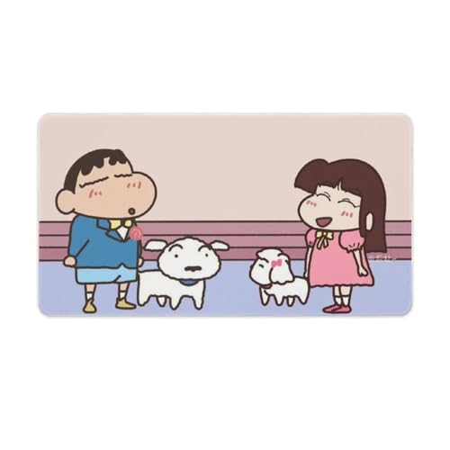 クレヨンしんちゃん マウスパッド 大型 ゲーミング 滑り止め 防水 デスクマット 超大型 デスクパット パソコンマット ゲーミ 可愛い 大判 装飾 マウス対応 耐久性 滑り止め おしゃれ 大きいサイズ プレゼント 贈り物 40X75cm