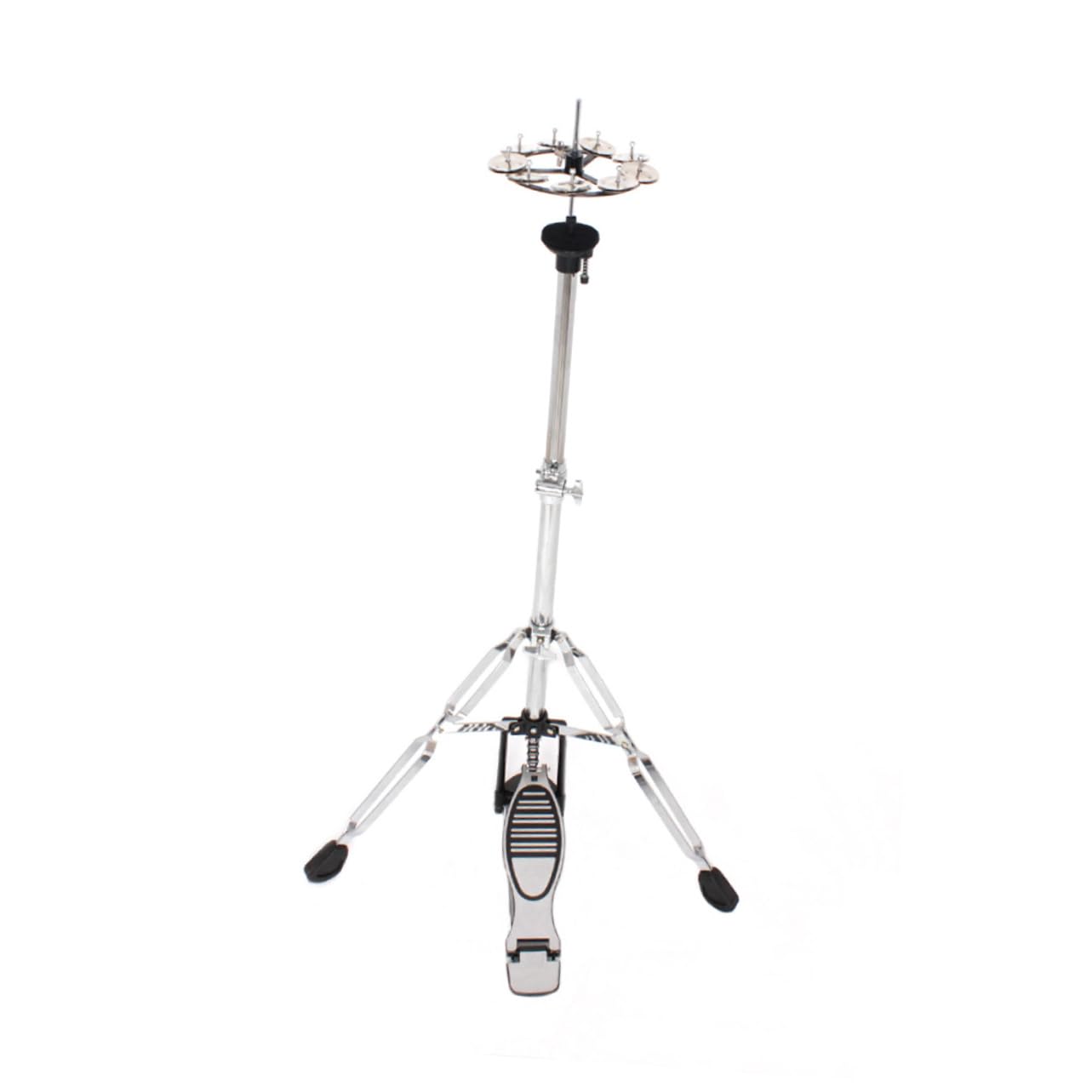 ibasenice Cloche de Cymbale Pratique et Résistante pour Batterie en Cuivre Argenté Accessoire Compact pour Professionnels et Débutants pour Instrument de Percussion
