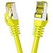Produktbild BIGtec LAN Kabel 10m Netzwerkkabel CAT7 Ethernet Internet Patchkabel CAT.7 gelb Gigabit doppelt geschirmt Netzwerke Modem Router Switch 2 x Stecker RJ45 kompatibel zu CAT.5 CAT.6 CAT.6a CAT.8