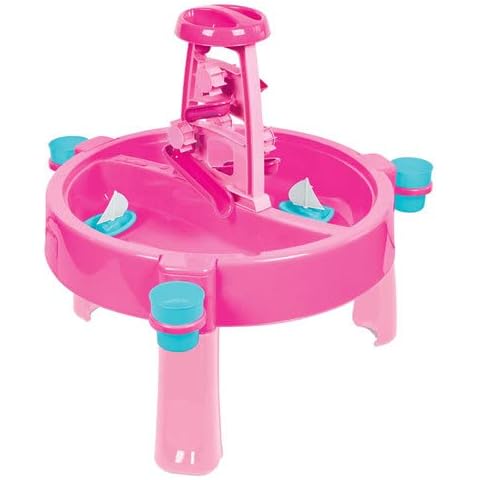 Dolu Pink 3-in-1 Sand and Water Table with Lid Cover