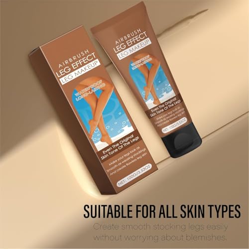 image for Bzjslt Leg Makeup Waterproof No Transfer, Leg Vein Cover up Makeup for