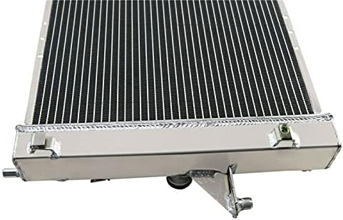 ECMRAD Racing Aluminum Radiator Replacement for 1994-2002 Saturn SC1 SC2 SL SL1 SL2 SW1 SW2 L4 1.9L 1999 2001 1998 1997, Silver