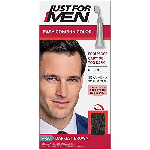 Image of Just for Men Auto Stop Hair Color Darkest Brown