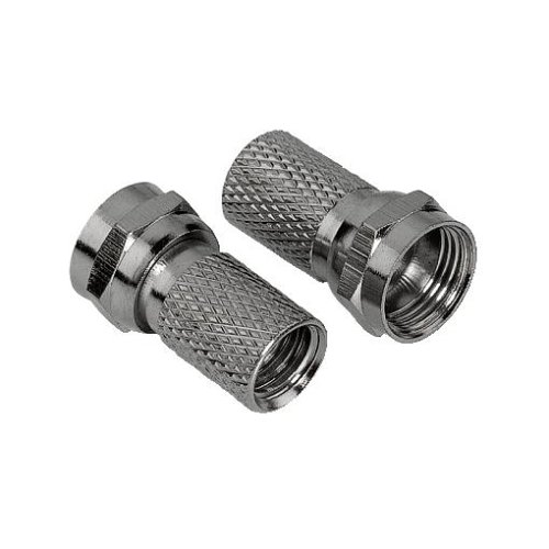 Preisvergleich Produktbild Hama F-Stecker, 2 Stück, schraubbar