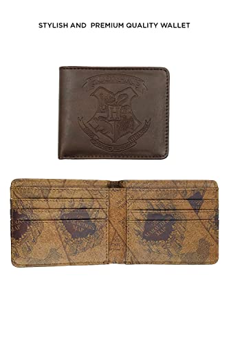 HP/Harry Potter Wallet Wizardry Embossed Wallet, Brown, Classic3