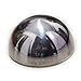 Koiugayk 6pcs Hollow Hemisphere Ball Gazing Ball Half for Outdoor Decoration Shopping Mall Decor Wall Decorated (Silver)