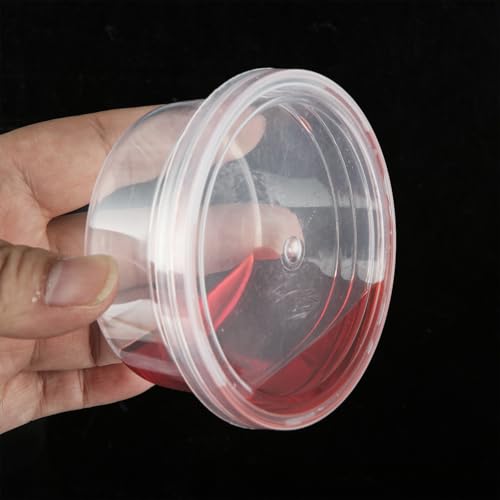 150 Pack 4oz Slime Containers with Lids, Small Plastic Storage Containers for Slime, Bead, Foam Ball, DIY Craft Making3