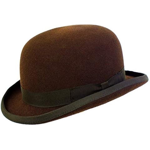 DH Wool Bowler Hat with Satin Lining Cover