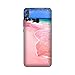 Pokrywa Pokrywiec kompatybilny z Honor View 10 Lite Plaża Różowe skały na Morzu Karaibskim/Nadruk również po bokach/Telefon Twardy zatrzask na antypoślizgowym, odpornym na zarysowania, odpo
