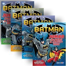 Batman Jumbo Coloring & Activity Book 4-Pack: DC Comics: Amazon.com: Books