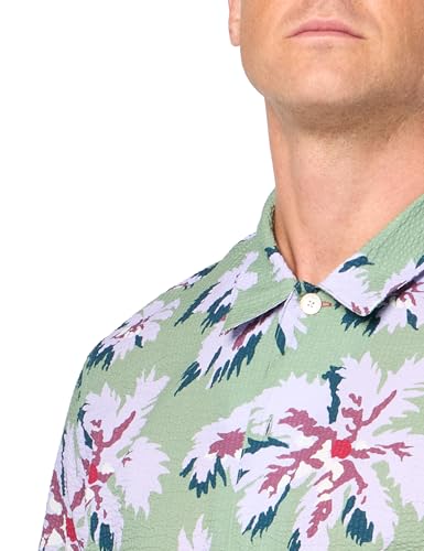 PS by Paul Smith Men's Casual Fit Floral Short Sleeve Shirt3