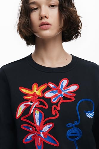 Image of Desigual Women's Sweatshirt with Arty Print