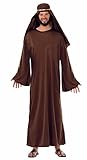 Forum Novelties Men's Forum Value Biblical Robe, Brown, Standard