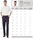 ALTHLEMON Men's Classic Fit Flex Flat Front Dress Pants Formal Pants for Business & Office 38W 30L Navy
