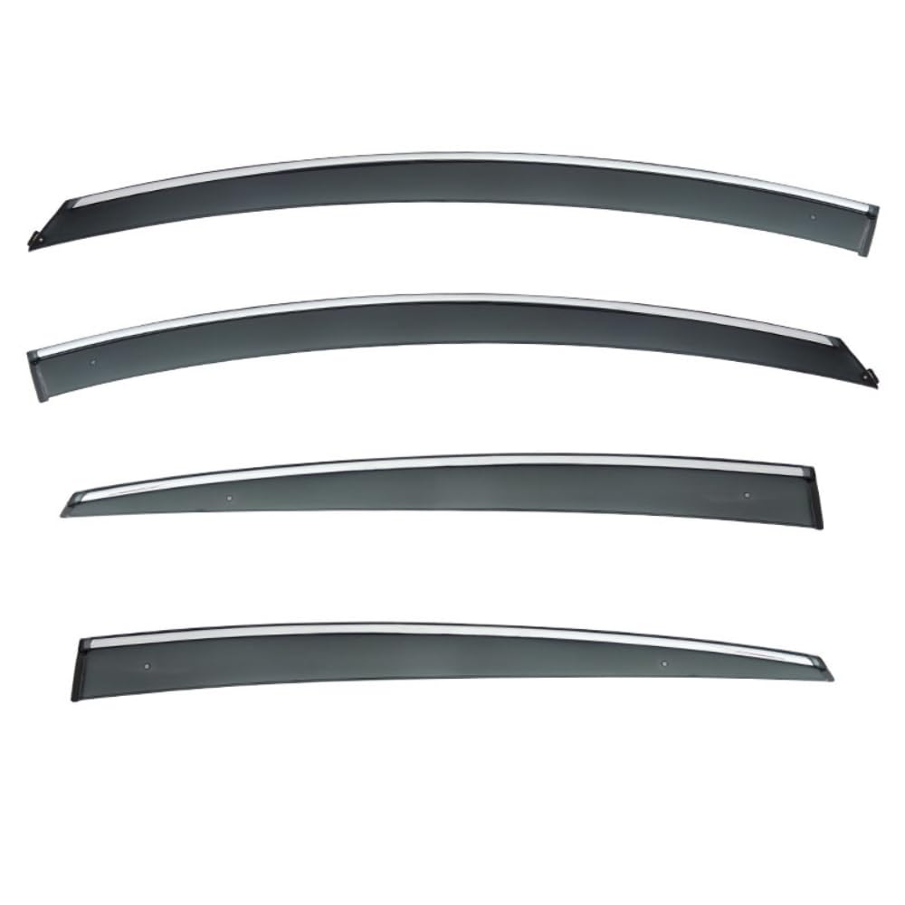 4 PCS PC Materiale Deflettori d’Aria lunotto Posteriore, per Fiat Bravo 2007 2008 2009 2010 2011 2012 2013 2014 2015 2016 Finestrini Antivento Antipioggia Riduce Rumore Vento