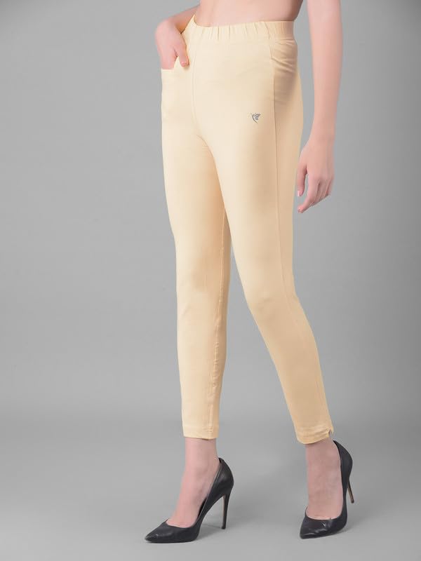 Image of Comfort Lady Women Cotton Blend Regular Fit for Casual,Formal and Daily Use Kurti Pants with Front Pocket