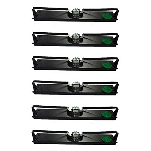 SuppliesMAX Compatible Replacement for Wincor Nixdorf ND-4915 Black Printer Ribbons (6/PK) (N-4915-BL)