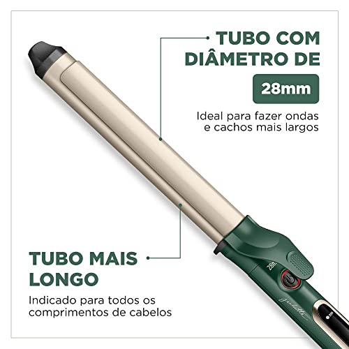 Modelador de Cachos By Juliette, Mondial, Verde Oliva, 70W, Bivolt - MC-JU-02