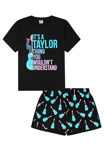 Girls It's a Taylor Thing, You Wouldn't Understand Black Blue Short Pyjamas (12-13 Years)