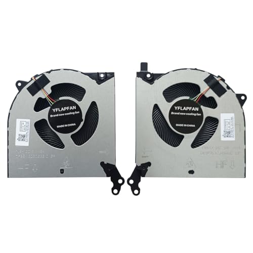 Image of (1 Pair) CPU GPU Cooling Fans for Lenovo Legion 5 15IMH05 15IMH05H Series | P /N: 5F10S13917 5F10S13914 Laptop DC5V
