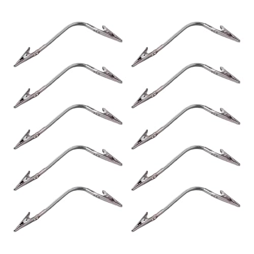 Abrazaderas de doble cabeza clip de fijación ajustable de acero inoxidable multiusos 5
