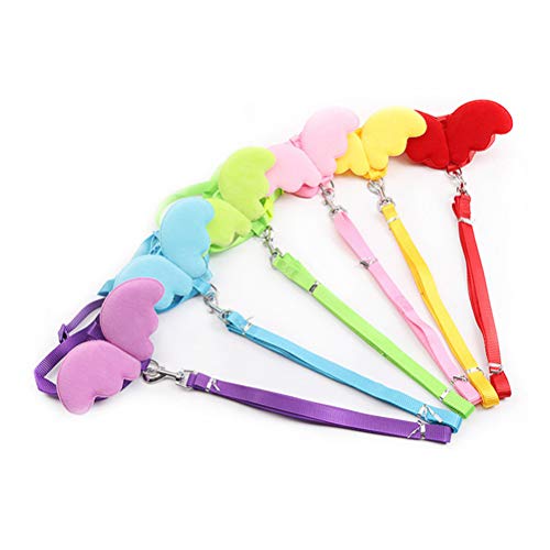 Balacoo Small Animal Harness Safety Walking Vest and Leash Set - Adorable Angel Wings Design Adjustable Leashes Comfort… - Image 4