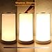 GEMWON Table Lamp, Touch Sensor Bedside Lamp with Dimmable 2800K-6500K Warm White Light & RGB Color Changing, Modern LED Desk Lamp for Living Room, Bedroom, Office